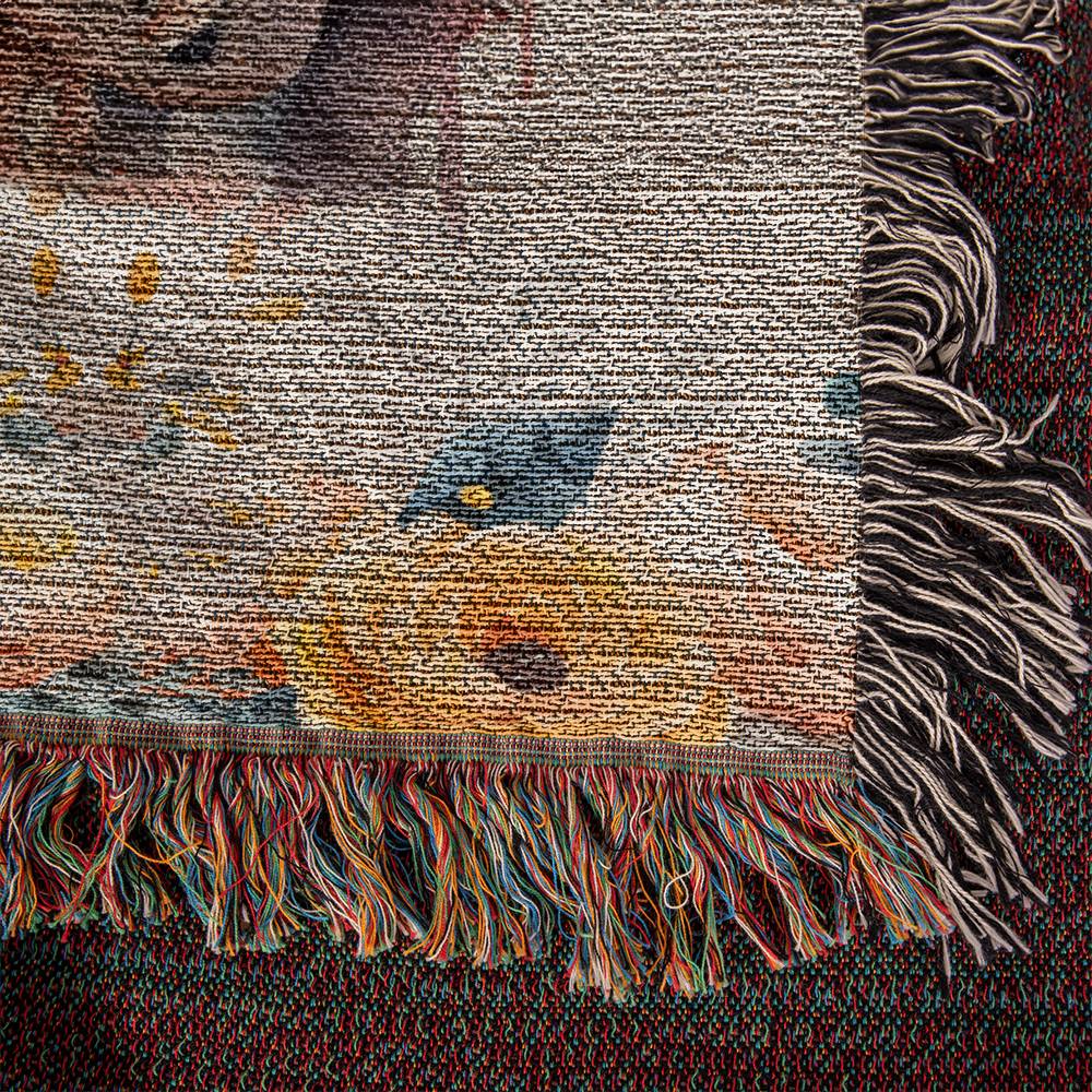 Grandma Snuggle 50x60 Inch Heirloom Woven Blanket