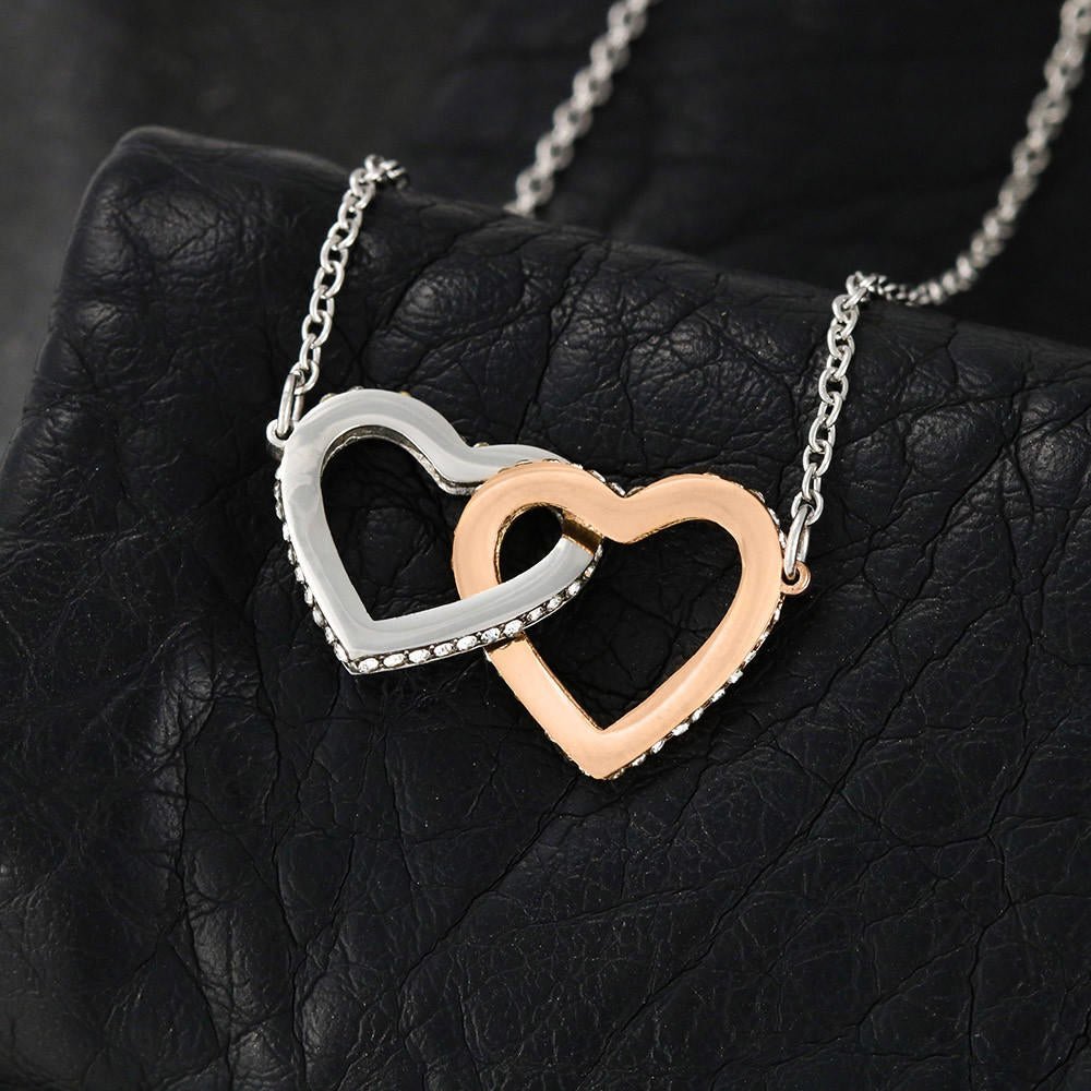 Abuela Interlocking Hearts Necklace - Regalo Para Abuela - Emavo Gift