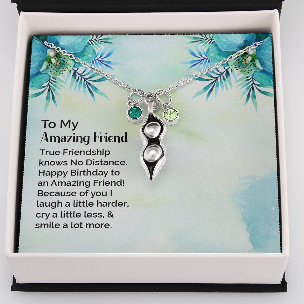 Amazing Friend Peas in a Pod Necklace - Emavo Gift