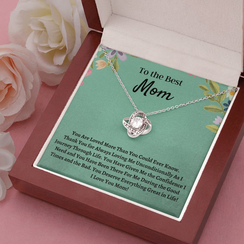 Best Mom Love Knot Necklace - Emavo Gift
