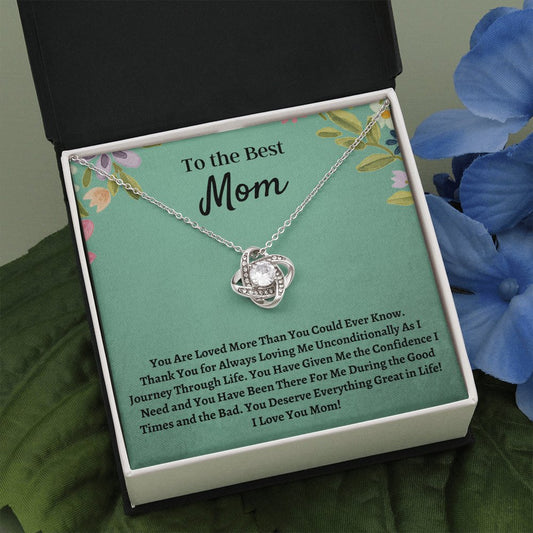 Best Mom Love Knot Necklace - Emavo Gift