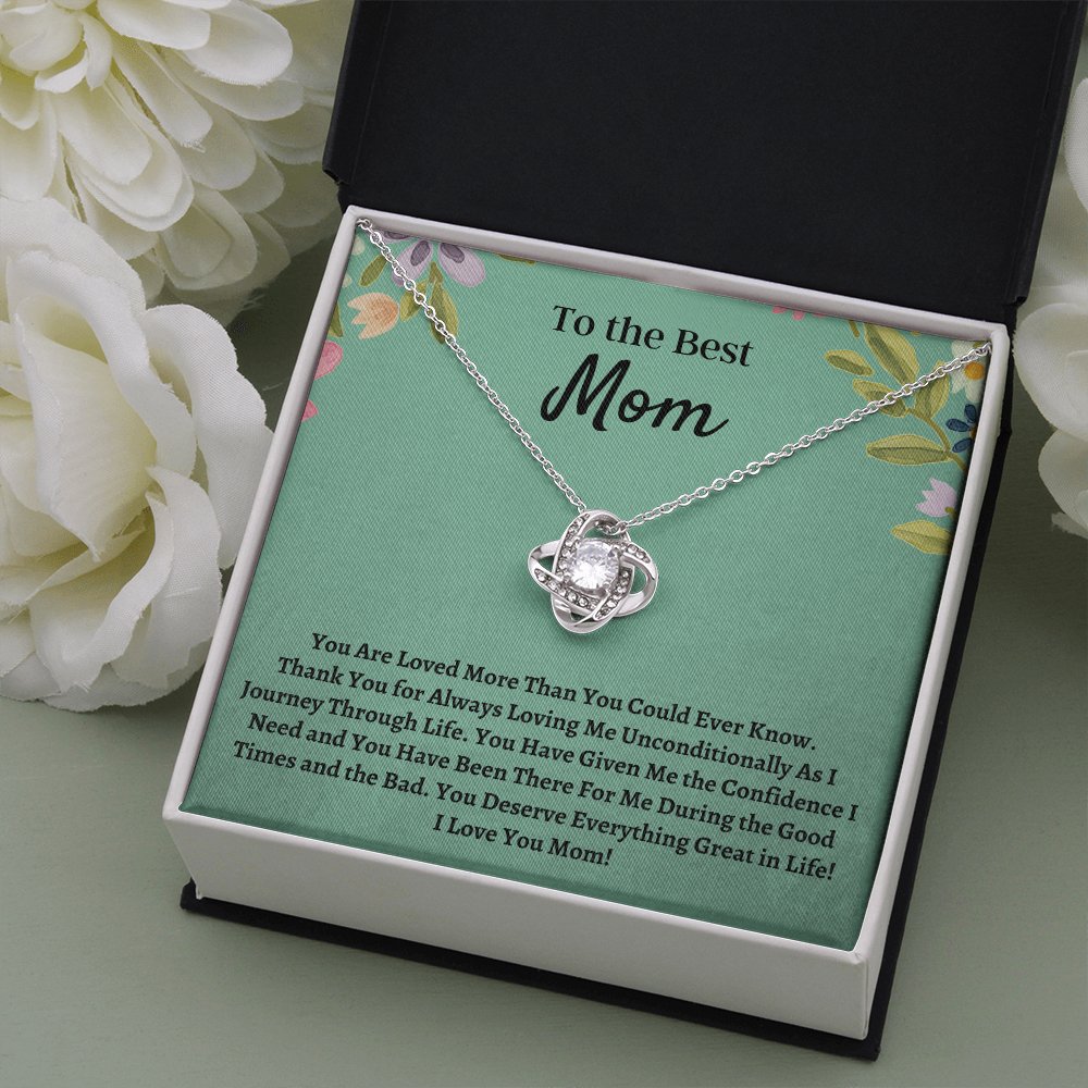 Best Mom Love Knot Necklace - Emavo Gift