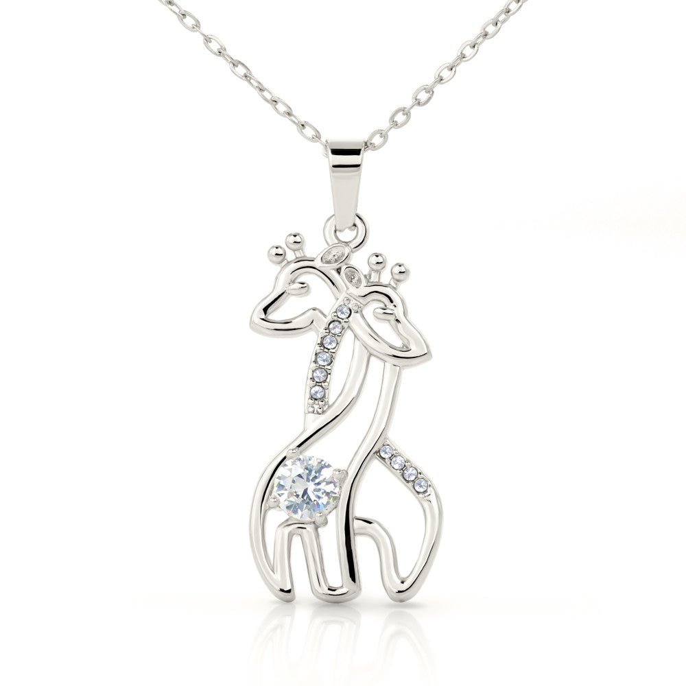 Daughter from Mom Giraffe Necklace - Emavo Gift