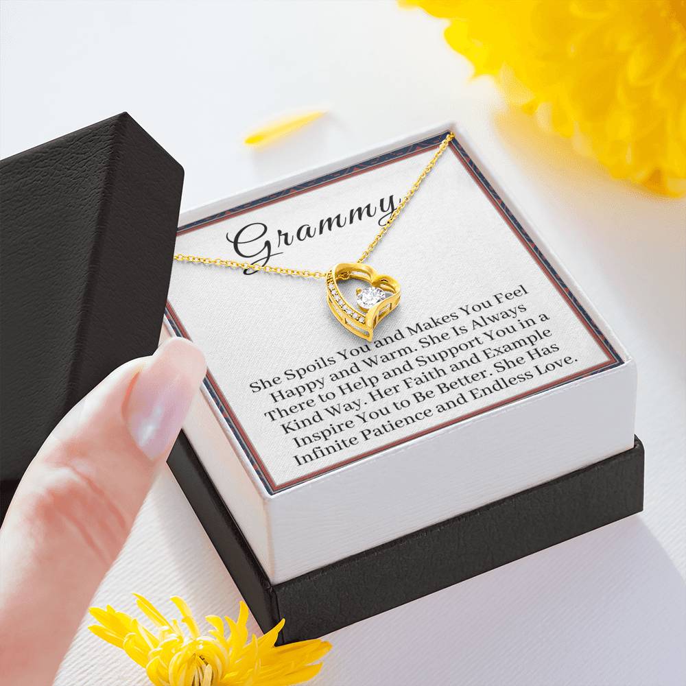 Grammy Forever Love Grandmother Name Necklace - Emavo Gift