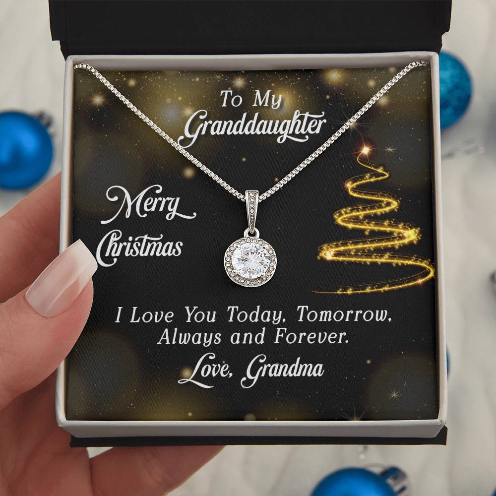 Granddaughter Christmas Alluring Beauty Necklace - Emavo Gift