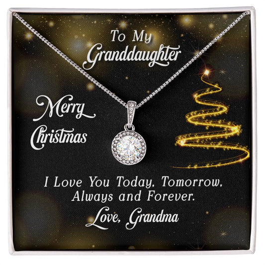 Granddaughter Christmas Alluring Beauty Necklace - Emavo Gift