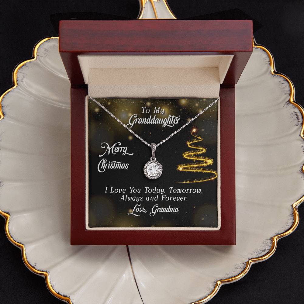 Granddaughter Christmas Alluring Beauty Necklace - Emavo Gift