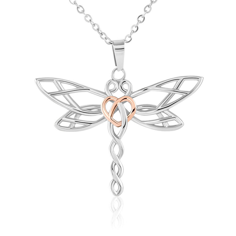 Granddaughter Dragonfly Necklace - Always Remember - Emavo Gift