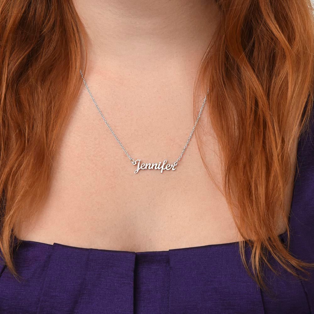 Granddaughter Name Necklace - Emavo Gift