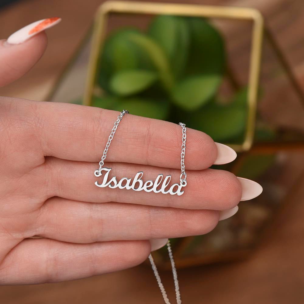 Granddaughter Name Necklace - Emavo Gift