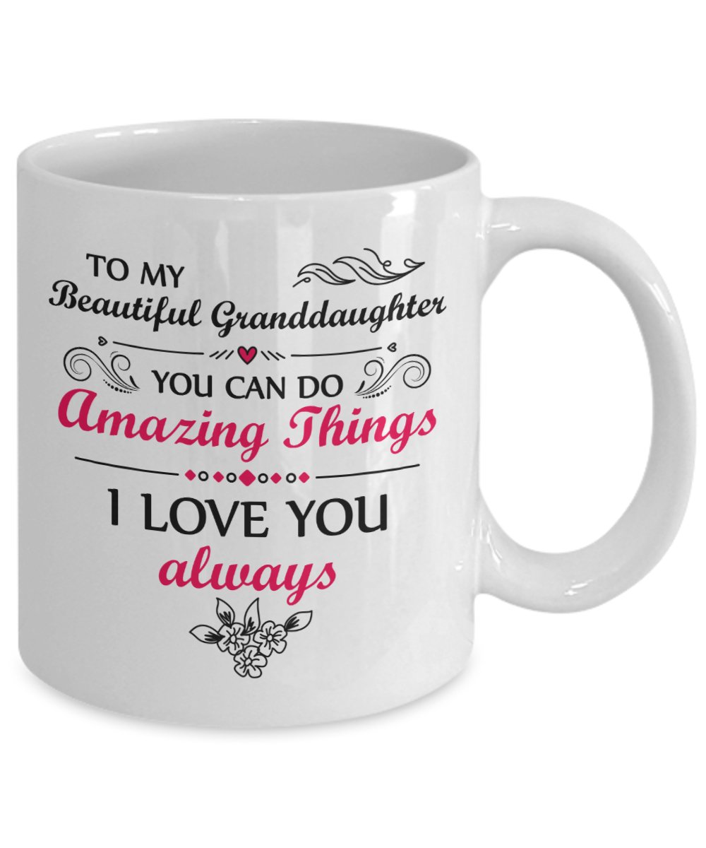 Granddaughter - You Can Do Amazing Things Mug - Emavo Gift