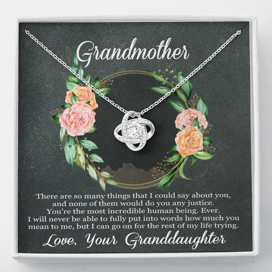 Grandmother Love Know Necklace - Emavo Gift