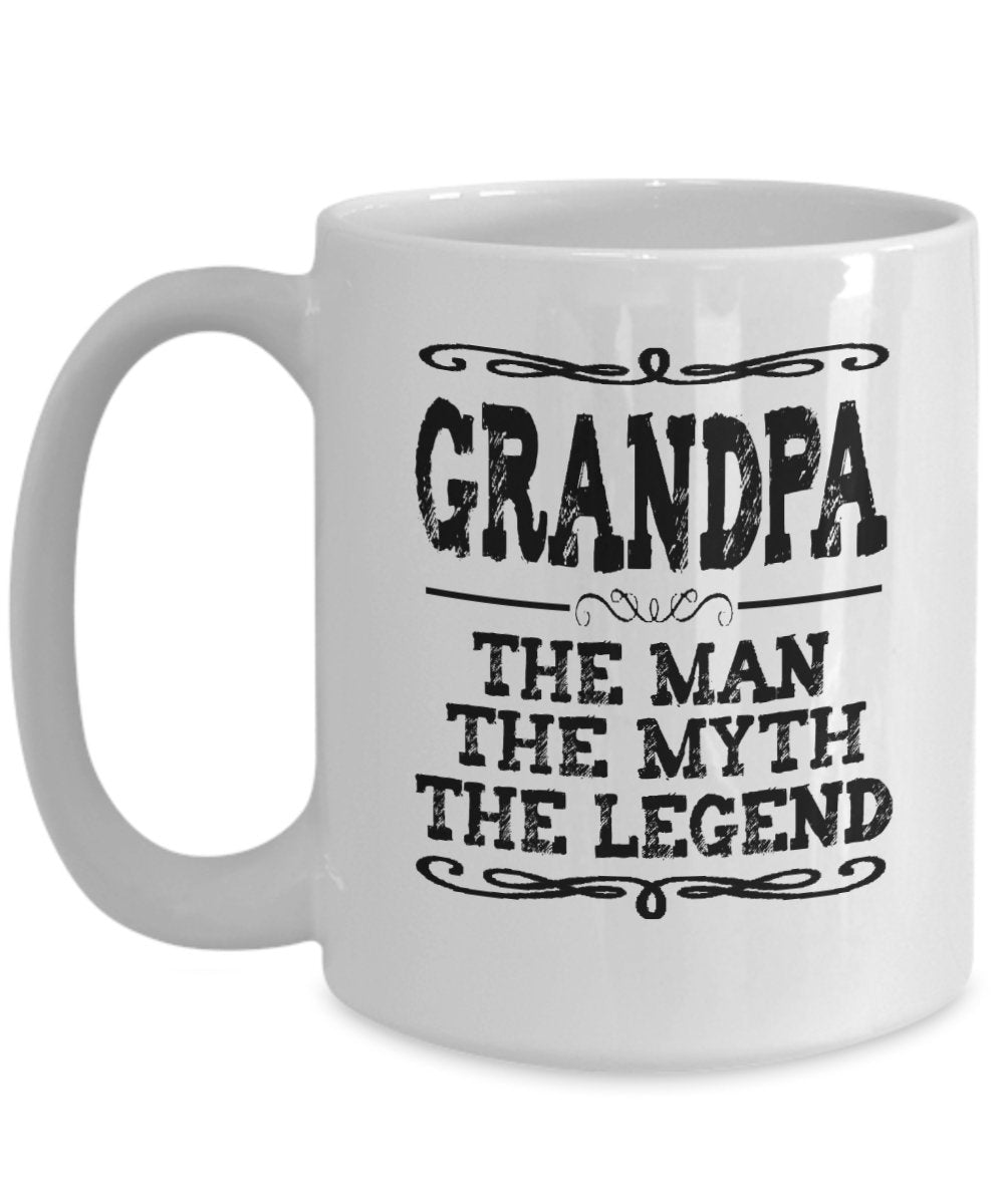 Grandpa The Man The Myth The Legend Mug - Emavo Gift