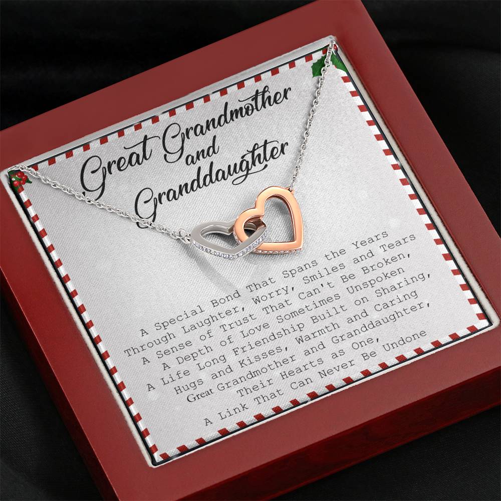 Great Grandmother and Granddaughter Necklace - Emavo Gift