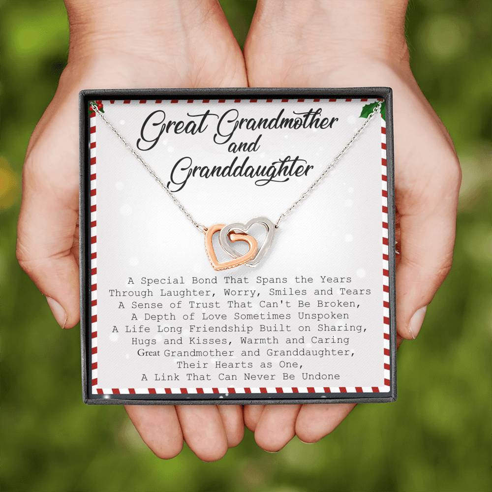 Great Grandmother and Granddaughter Necklace - Emavo Gift