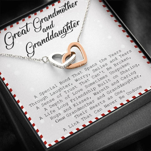 Great Grandmother and Granddaughter Necklace - Emavo Gift