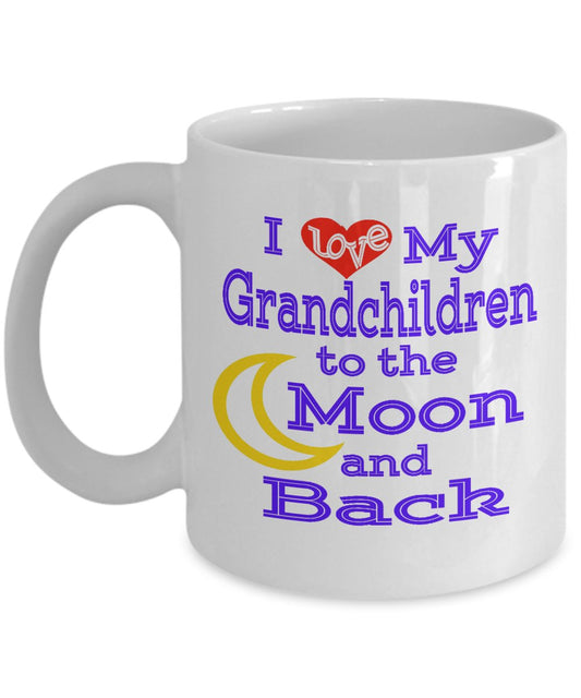 Moon and Back Grandchildren Mug - Emavo Gift