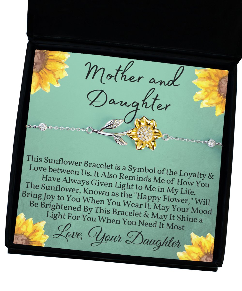 Mother & Daughter from Daughter Sunflower Bracelet - Emavo Gift