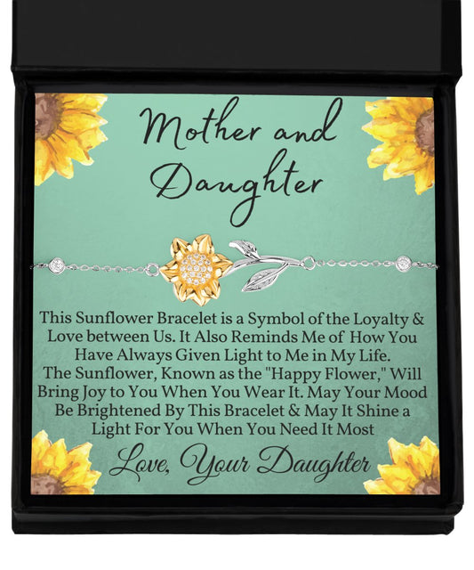 Mother & Daughter from Daughter Sunflower Bracelet - Emavo Gift