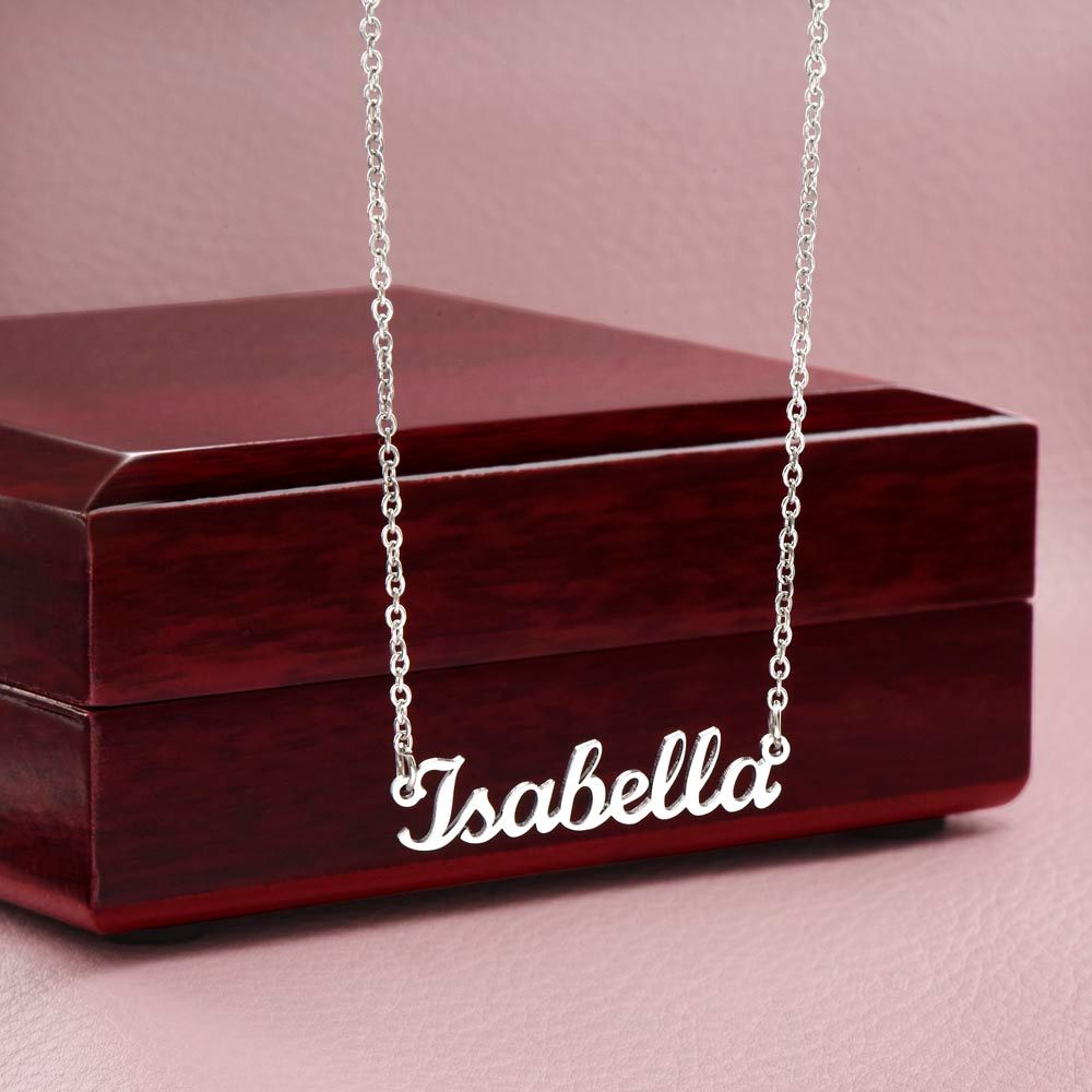 Name Necklace No Message Card - Emavo Gift