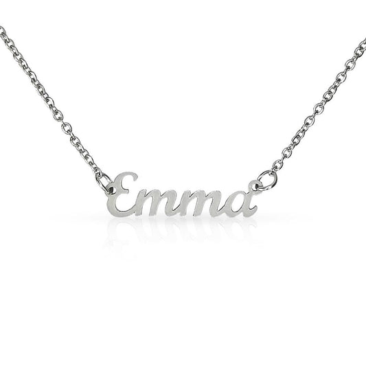 Name Necklace No Message Card - Emavo Gift