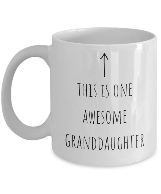 One Awesome Granddaughter Mug - Emavo Gift