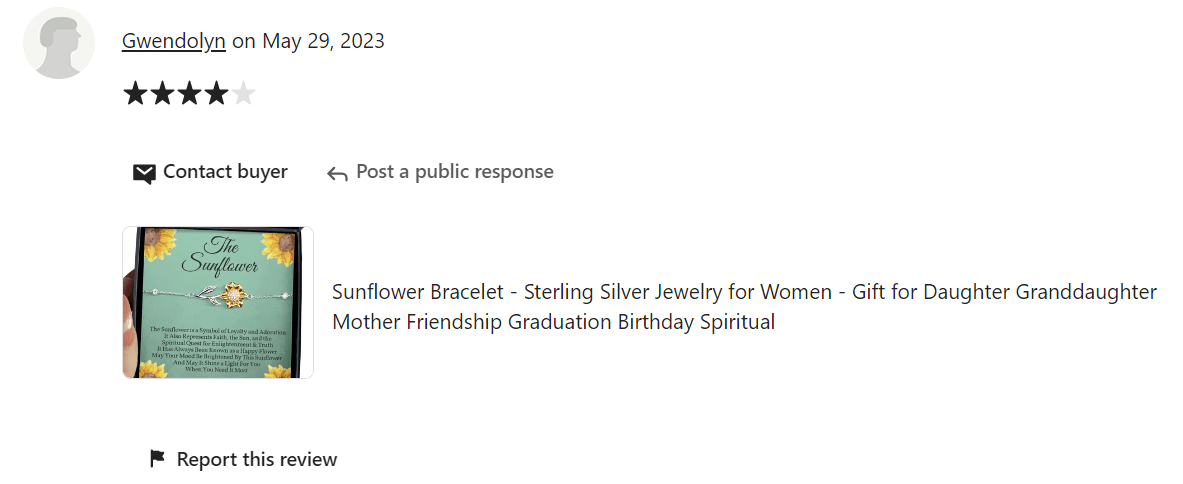 Sunflower Jewelry - Bracelet Gift - Emavo Gift