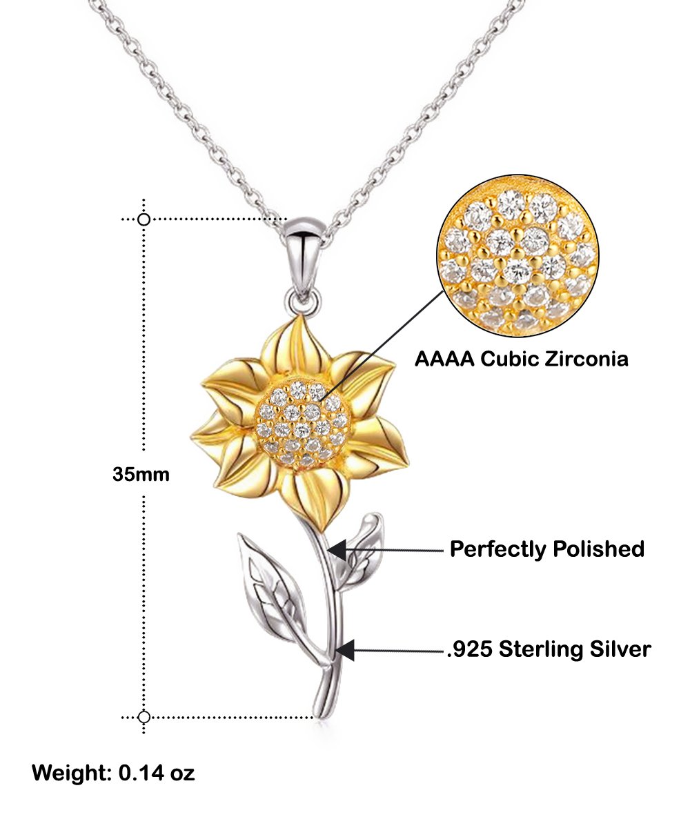 Sunflower Necklace HK - Emavo Gift