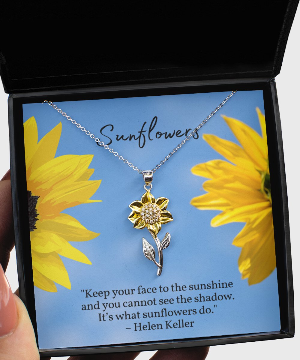 Sunflower Necklace HK - Emavo Gift