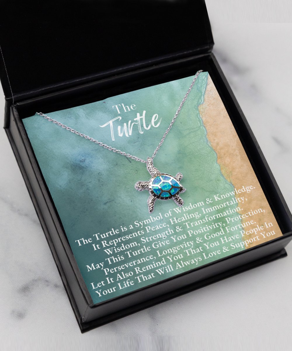 Turtle Necklace with Luxury Box - Emavo Gift