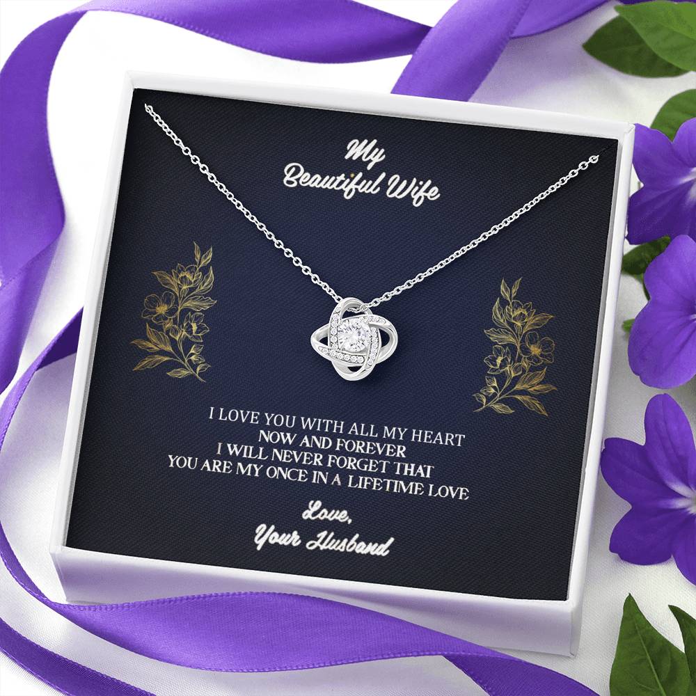 Wife Once in a Lifetime Love Necklace - Emavo Gift