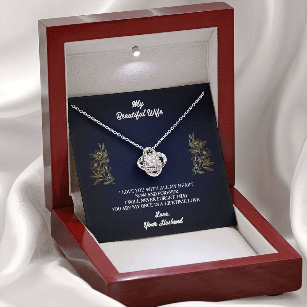Wife Once in a Lifetime Love Necklace - Emavo Gift